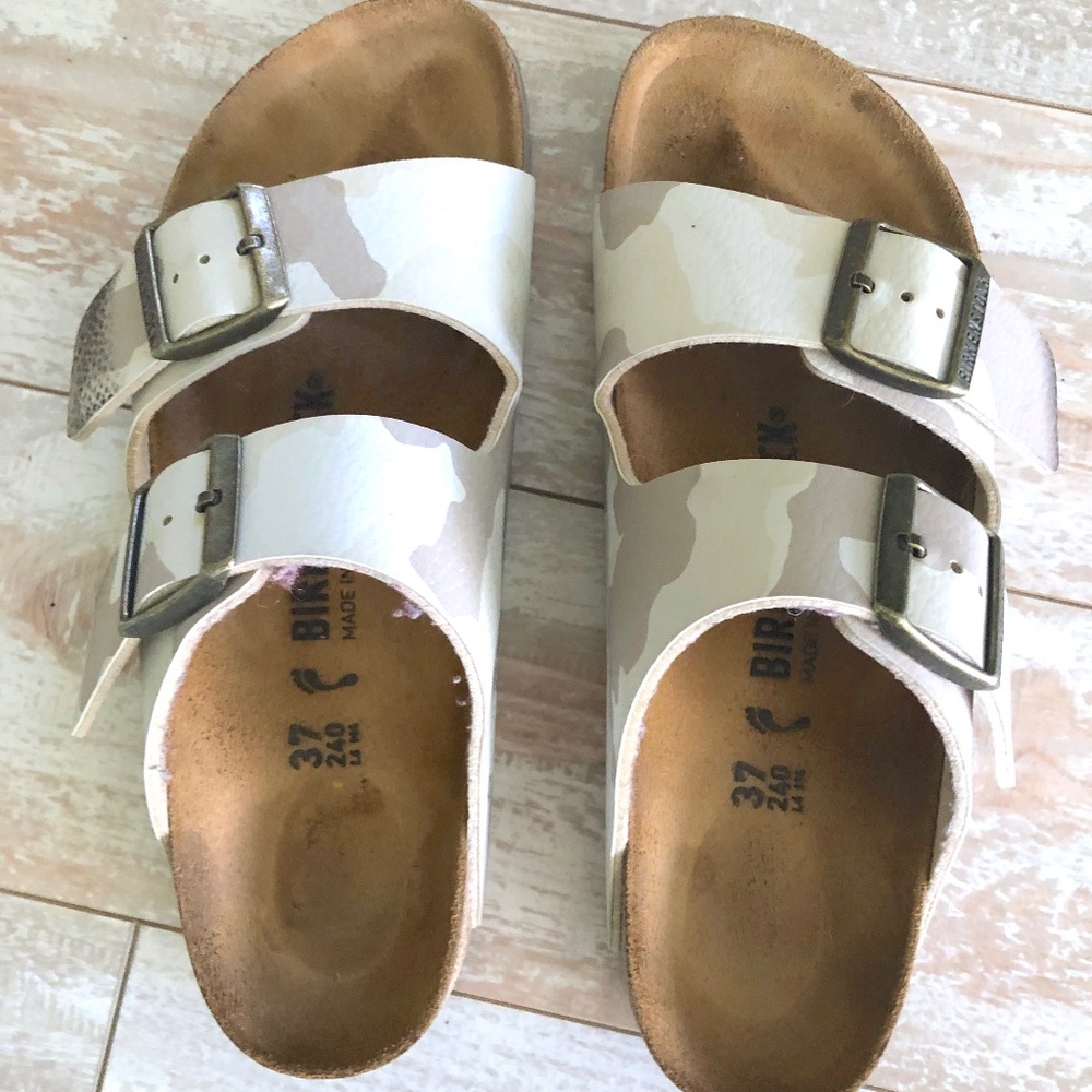 Birkenstock Arizona Camo Sandal Women's EU 37 (US Women's 6-6.5) Narrow